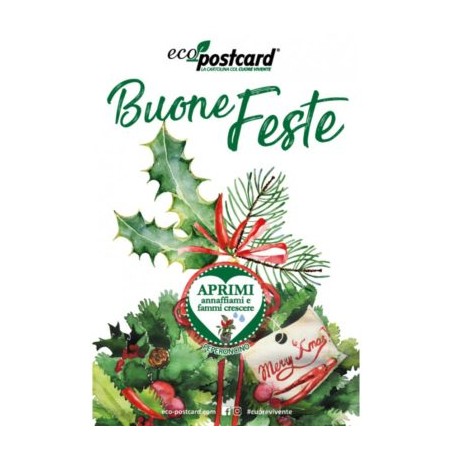 Eco-Postcard Buone Feste - Peperoncino